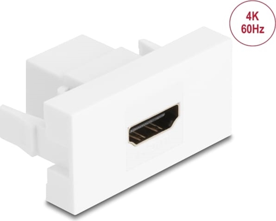 Изображение Delock Easy 45 Module HDMI female to HDMI female 4K 60Hz white