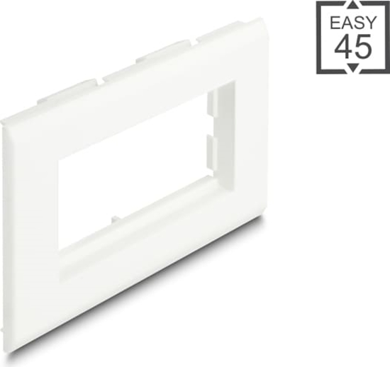 Изображение Delock Easy 45 Module Holder for installation trunking 130 x 80 mm