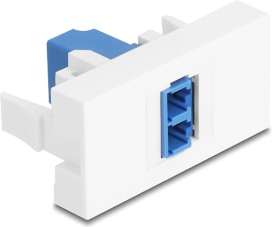Изображение Delock Easy 45 Module LC Duplex female to LC Duplex female white / blue