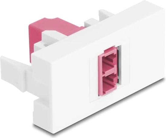 Изображение Delock Easy 45 Module LC Duplex female to LC Duplex female white / violet