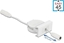 Изображение Delock Easy 45 Module Power Retractable Cable DC 5.5 x 2.1 mm female / female white