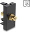 Изображение Delock Easy 45 Module RCA female to RCA female gold plated white / black