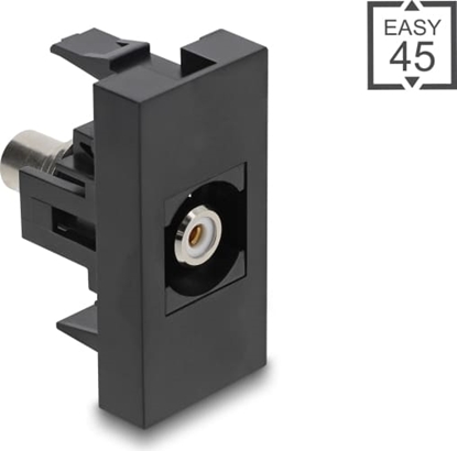 Изображение Delock Easy 45 Module RCA female to RCA female white / black
