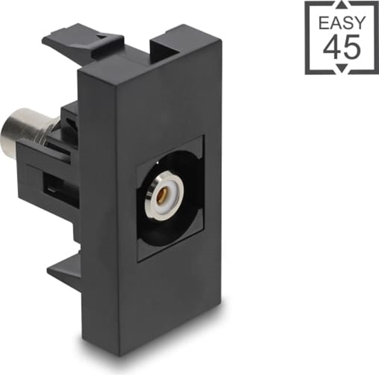 Изображение Delock Easy 45 Module RCA female to RCA female white / black