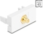 Attēls no Delock Easy 45 Module RP-SMA female to RP-SMA female white