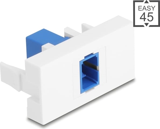 Изображение Delock Easy 45 Module SC Simplex female to SC Simplex female blue / white