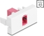 Picture of Delock Easy 45 Module SC Simplex female to SC Simplex female violet / white