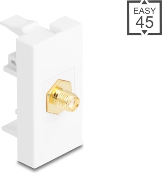 Изображение Delock Easy 45 Module SMA female to SMA female white