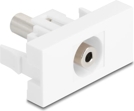 Изображение Delock Easy 45 Module Stereo jack female 3.5 mm 3 pin to Stereo jack female 3.5 mm 3 pin white