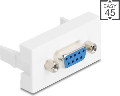 Изображение Delock Easy 45 Module Sub-D 9 fermale to female 22.5 x 45 mm