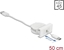 Picture of Delock Easy 45 Module USB 2.0 Retractable Cable USB Type-A to USB Type-C™ white