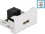 Attēls no Delock Easy 45 Module USB 2.0 Type-A female to RJ45 female port 22.5 x 45 mm