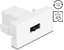 Picture of Delock Easy 45 module, EASY-USB 2.0 Type-A female to EASY-USB Type-A female white
