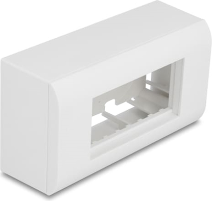 Изображение Delock Easy 45 Surface-mounted Housing 152 x 82 mm, white