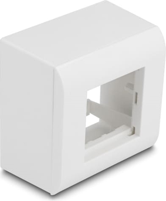 Изображение Delock Easy 45 Surface-mounted Housing 82 x 82 mm, white