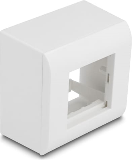 Изображение Delock Easy 45 Surface-mounted Housing 82 x 82 mm, white