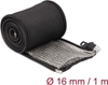 Изображение Delock EMI Shielding braided sleeve with zip heat resistant 1 m x 16 mm black