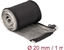 Изображение Delock EMI Shielding braided sleeve with zip heat resistant 1 m x 20 mm black