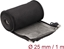 Attēls no Delock EMI Shielding braided sleeve with zip heat resistant 1 m x 25 mm black