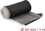 Picture of Delock EMI Shielding braided sleeve with zip heat resistant 1 m x 30 mm black