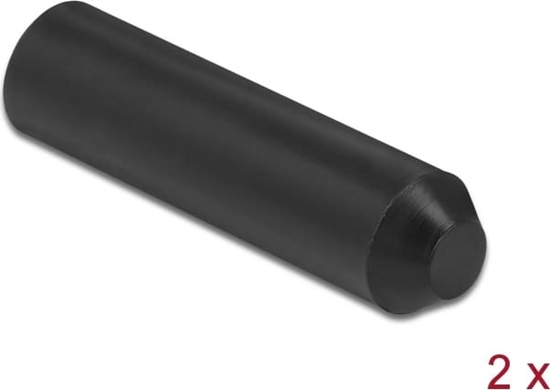 Изображение Delock End Caps with inside adhesive 70 x 16 mm 2 pieces black