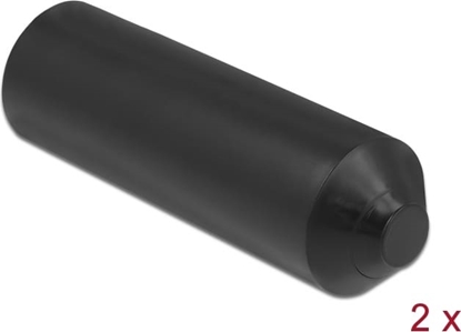 Изображение Delock End Caps with inside adhesive 80 x 25 mm 2 pieces black