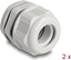 Изображение Delock EX Cable Gland M25 grey 2 pieces