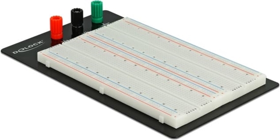 Изображение Delock Experimental Breadboard with base plate 1260/400 contacts