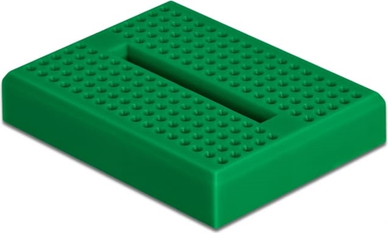 Изображение Delock Experimental Mini Breadboard 170 contacts green