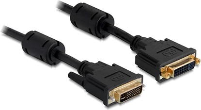 Изображение Delock Extension cable DVI 24+5 male > DVI 24+5 female 3 m black