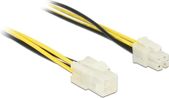 Изображение Delock Extension cable P4 4 pin male > P4 4 pin female 30 cm