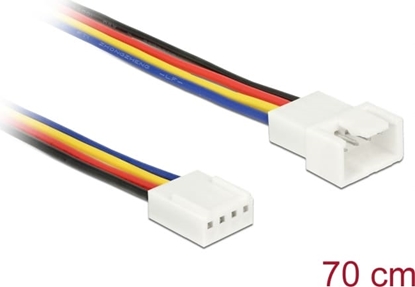 Изображение Delock Extension Cable PWM Fan Connection 4 Pin 70 cm