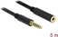 Изображение Delock Extension Cable Stereo Jack 4.4 mm 5 pin male to female 5 m black