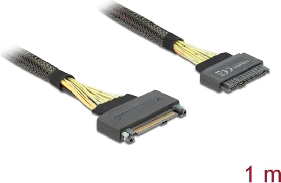 Изображение Delock Extension cable U.2 SFF-8639 male > U.2 SFF-8639 female 1 m