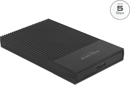 Изображение Delock External Enclosure for 2.5″ SATA HDD / SSD with SuperSpeed USB Type Micro-B female - tool free