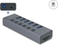 Attēls no Delock External USB 5 Gbps 6 port Hub with Switch and SD / Micro SD slot