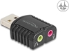 Изображение Delock External USB Sound Card 24 bit / 96 kHz Plug & Play for Windows, MAC, Linux, Chrome OS