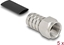 Attēls no Delock F plug for crimping RG-59 with matching shrink tube