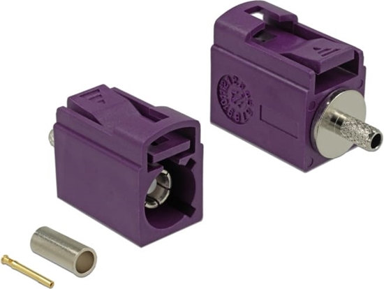 Изображение Delock FAKRA D jack 21 mm (short) for crimping