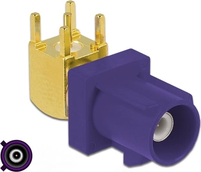 Изображение Delock FAKRA D plug 90° PCB