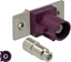Picture of Delock FAKRA D plug spring pin for soldering 2 prepunched holes