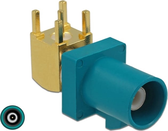 Изображение Delock FAKRA Z plug 90° PCB