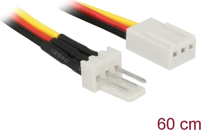 Изображение Delock Fan Power Cable 3 pin male to 3 pin female 60 cm