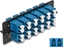 Изображение Delock Fiber Optic Adapter Panel LC Duplex UPC 12 Port blue