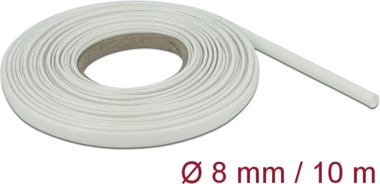 Изображение Delock Fiberglass Sleeving 10 m x 8 mm white