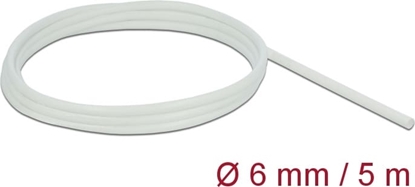 Изображение Delock Fiberglass Sleeving 5 m x 6 mm white