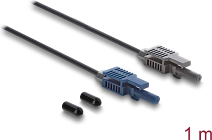 Изображение Delock Fibre Optic Plastic POF Cable HFBR 4503-4513Z Simplex male to Simplex male 1 m