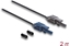 Изображение Delock Fibre Optic Plastic POF Cable HFBR 4503-4513Z Simplex male to Simplex male 2 m
