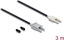 Picture of Delock Fibre Optic Plastic POF Cable HFBR 4506-4516Z Duplex male to Duplex male 3 m