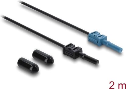 Изображение Delock Fibre Optic Plastic POF Cable HFBR 4531-4533Z Simplex male to Simplex male 2 m